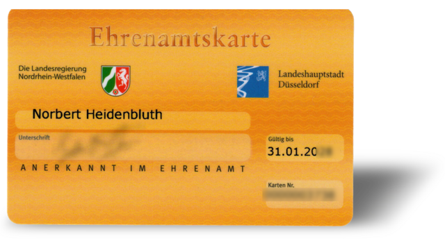 Ehrensamtskarte der Stadt Düsseldorf