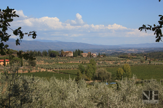 Landschaft in der Toskana, Italien