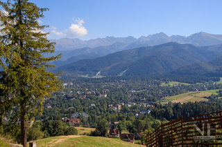 Blick vom Grubalowka auf Zakopane (Polen)