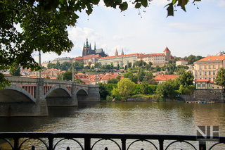 Prag - Moldau mit Hradschin